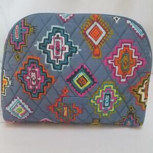 Vera Bradley Large Cosmetic Case Bag - Painted Medallions - NWT